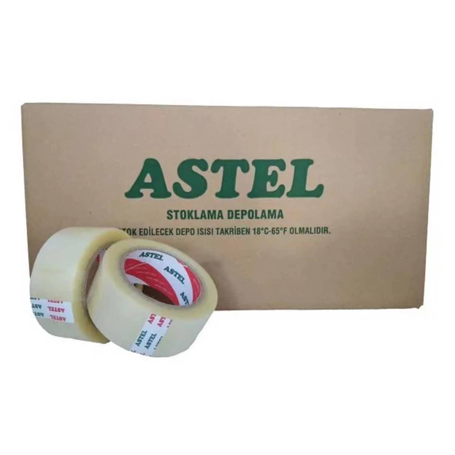 Astel 45x100 Şeffaf Koli Bandı