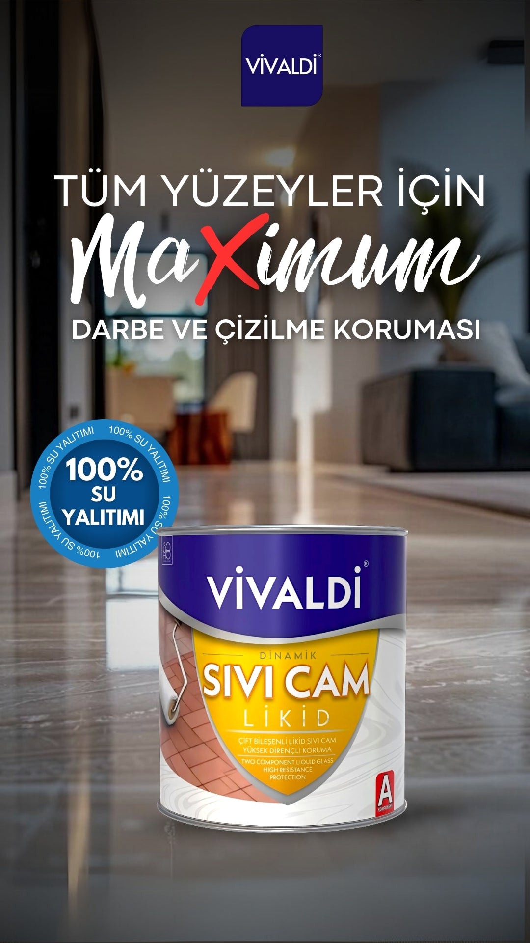 Sıvı Cam Koruyucu Ve Parlatıcı Maximum Parlak Vernik - (1 L) - Liquid Glass