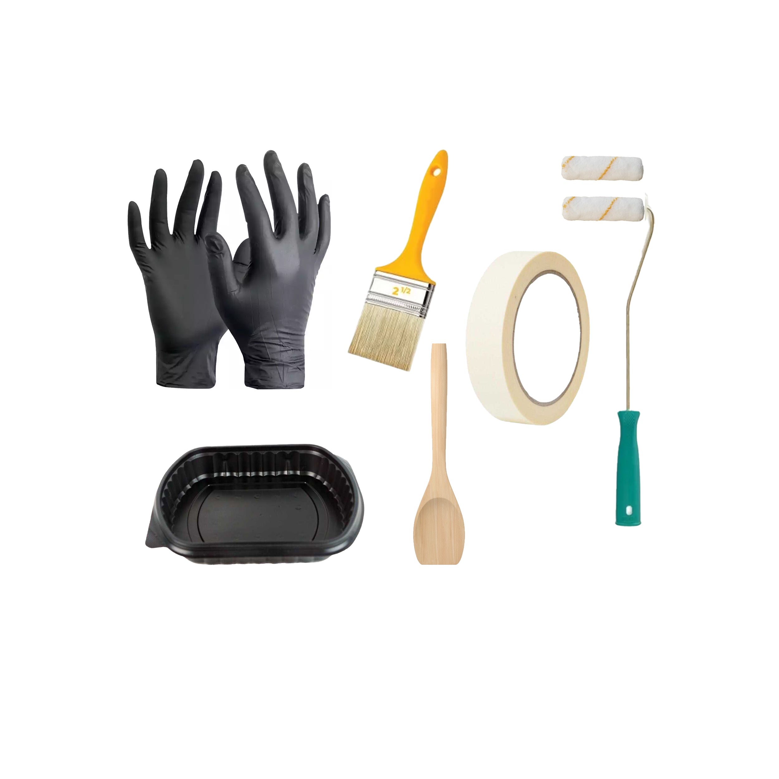 Tezgah,Fayans,Banyo,Mutfak,Hobi Boya Uygulama Seti 7 Parça