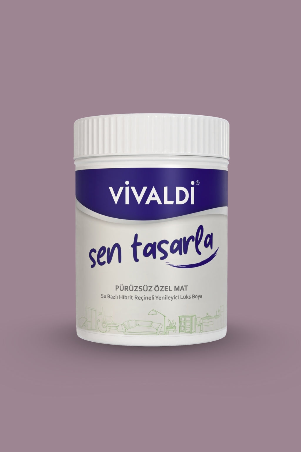 Tüm Yüzeyler İçin Su Bazlı Hibrit Yenileme Boyası DIY-Dolap-Ahşap-Mobilya-Kapı-Beyaz Eşya-Fayans